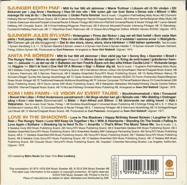 Rückseite 5 CD-Serie  Capitol