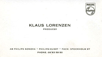 Klaus Lorenzen Stockholm