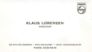 Visitenkarte Klaus Lorenzen