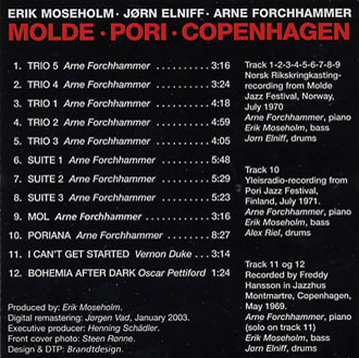 Erik Moseholm Live Titel