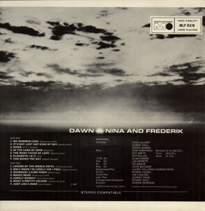 R&uuml;ckseite der LP DAWN