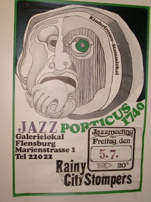 Rainy City Stompers  Plakat Marienstra&szlig;e 1